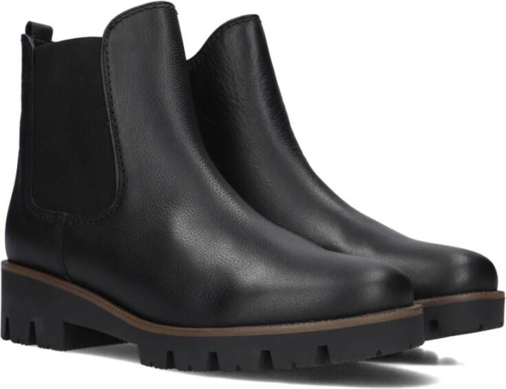 Gabor Zwarte Chelsea Boots Model 051 Black Dames