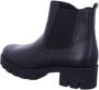Gabor Zwarte Leren Chelsea Laarzen Black Dames - Thumbnail 2