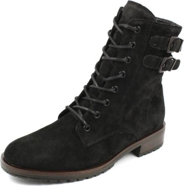 Gabor Zwarte Enkellaars Black Dames