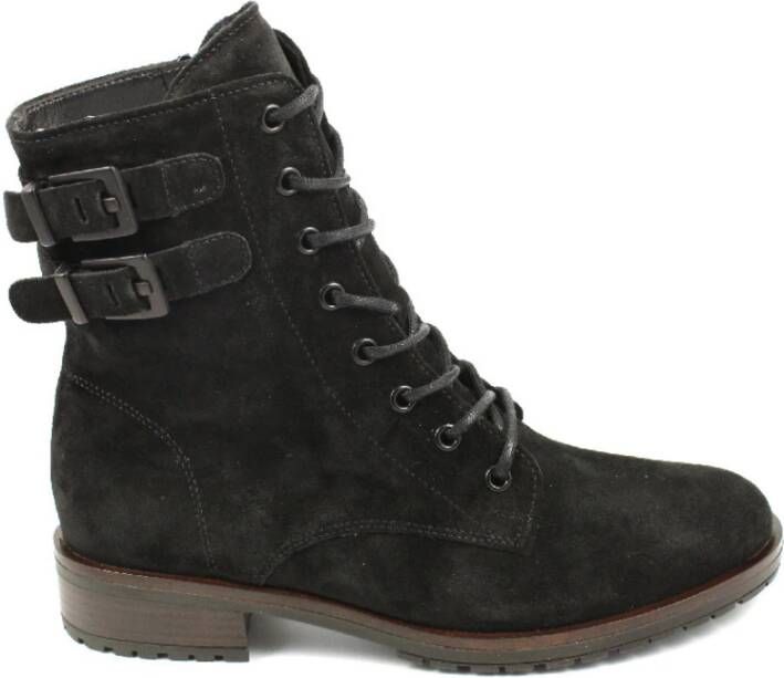 Gabor Zwarte Enkellaars Black Dames