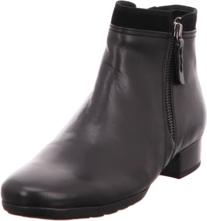 Gabor Zwarte Enkellaars Black Dames