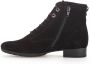 Gabor Elegante suède enkellaars zwart Black Dames - Thumbnail 10