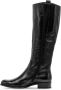 Gabor 51.649.27 Foulard Calf Schwarz-lange laarzen -laarzen - Thumbnail 5