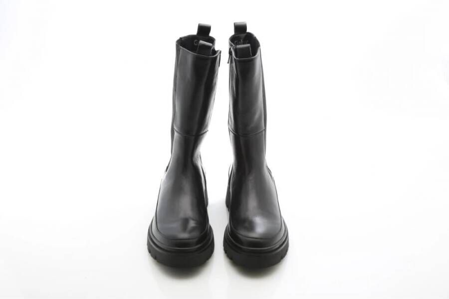 Gabor Zwarte Hoge Chelsea Boots Black Dames