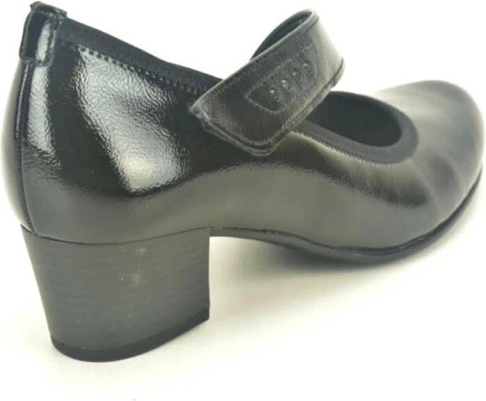 Gabor Zwarte Kant Pump met 3cm Hak Black Dames