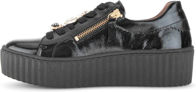 Gabor Plateausneakers met best fitting-uitrusting vrijetijdsschoen lage schoen veterschoen - Foto 3