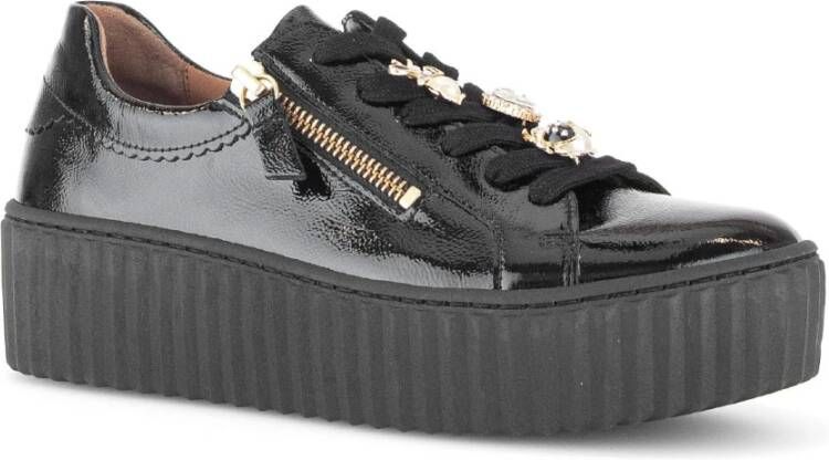 Gabor Plateausneakers met best fitting-uitrusting vrijetijdsschoen lage schoen veterschoen - Foto 4