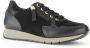 Gabor Zwarte Leren Basket Sneakers Black Dames - Thumbnail 5