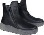 Gabor Zwarte Leren Dameslaars Black Dames - Thumbnail 4
