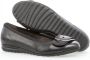 Gabor Zwarte Leren Instap Ballerina Black Dames - Thumbnail 3