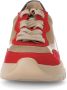 Gabor Zwarte Leren Lage Sneaker Mix Multicolor Dames - Thumbnail 6