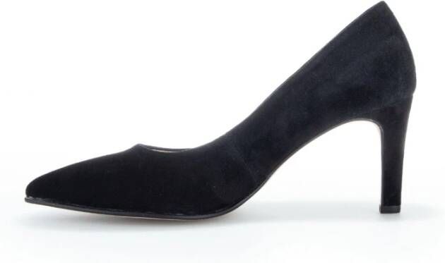 Gabor Zwarte Leren Pumps Black Dames