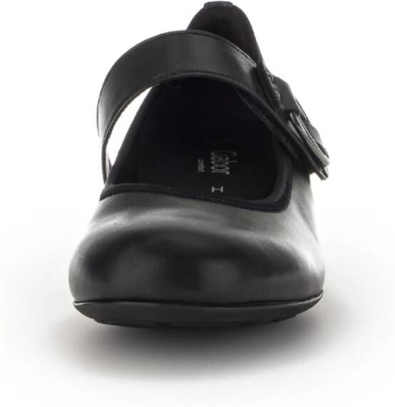 Gabor Zwarte Leren Pumps Black Dames
