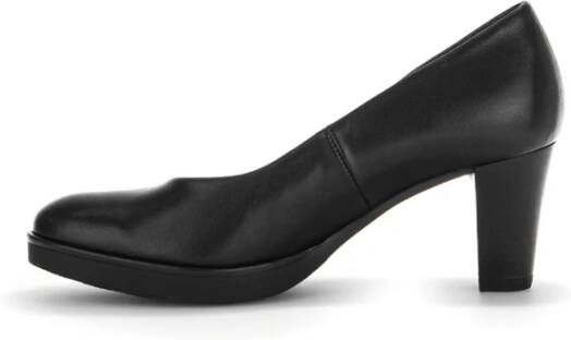 Gabor Zwarte Leren Pumps Black Dames