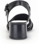 Gabor Zwarte Leren Sandalen Black Dames - Thumbnail 8