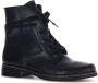 Gabor Zwarte Leren Veterschoenen Black Dames - Thumbnail 4