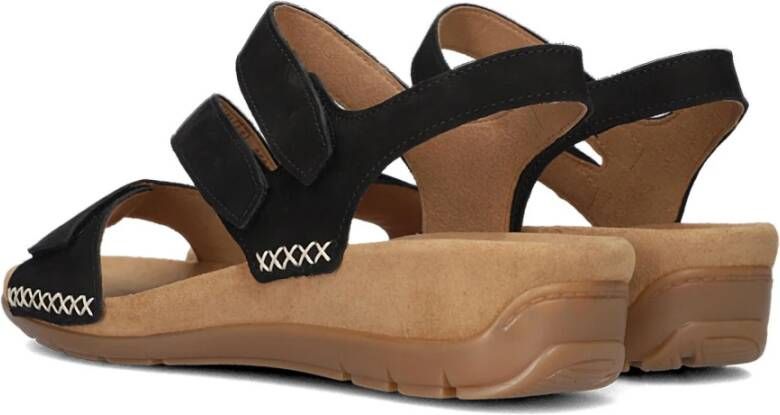 Gabor Zwarte Sandaal 734.1 Stijlvol Comfort Black Dames