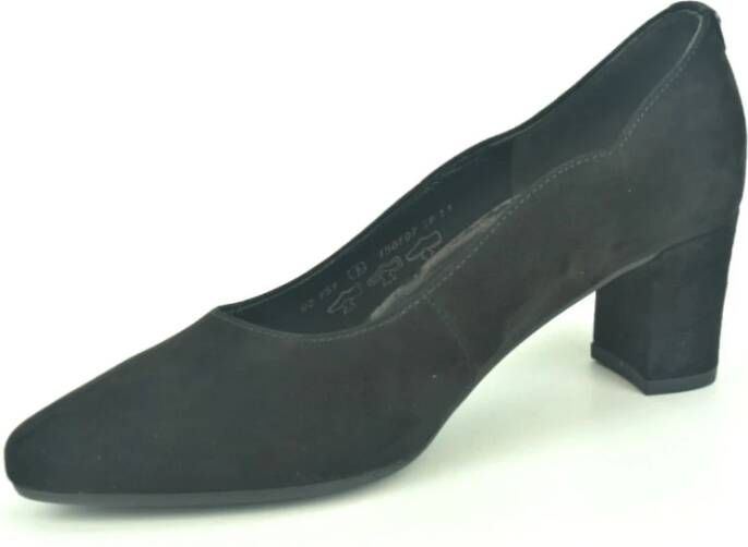Gabor Zwarte suède pump 5 cm