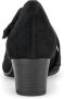 Gabor Zwarte Velours Klassieke Trotteur Schoenen Black Dames - Thumbnail 10