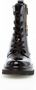 Gabor Zwarte Leren Veterlaarzen Black Dames - Thumbnail 6