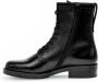 Gabor Zwarte veterschoenen in leren combinatie Black Dames - Thumbnail 3
