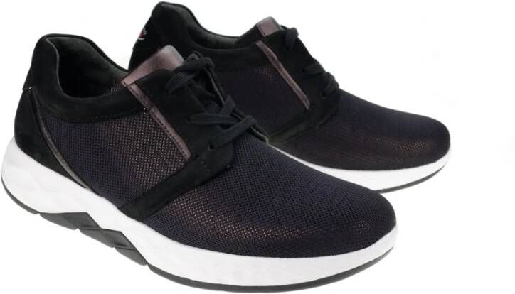Gabor Zwarte wandelsneaker voor vrouwen Black Dames