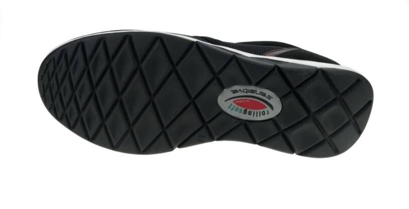 Gabor Zwarte wandelsneaker voor vrouwen Black Dames