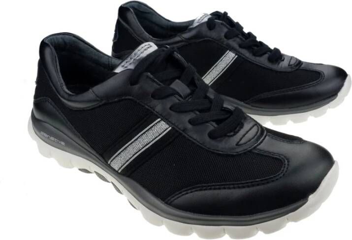 Gabor Zwarte wandelsneaker voor vrouwen Multicolor Dames