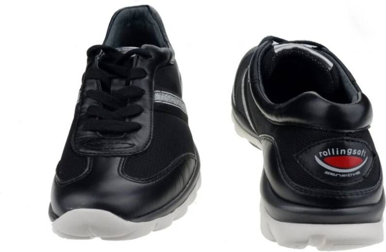 Gabor Zwarte wandelsneaker voor vrouwen Multicolor Dames