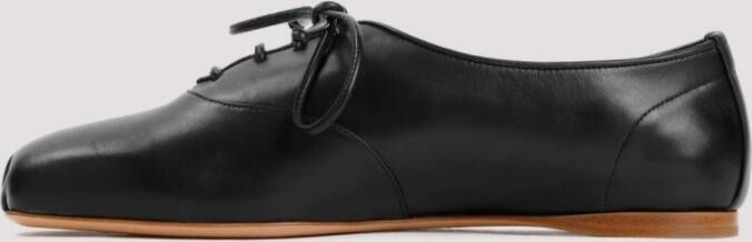 Gabriela Hearst Maya Flat Zwarte Leren Schoenen Black Dames