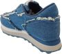 Gaëlle Paris Blauwe Denim Logo Hardloopschoenen - Thumbnail 2