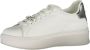 Gaëlle Paris Sportieve witte vetersneakers met logodetails White - Thumbnail 3