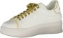 Gaëlle Paris Sportieve Vetersneakers Wit Print Logo White - Thumbnail 8