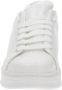 Gaëlle Paris Sportieve Witte Veterschoenen Logo Detail White Dames - Thumbnail 20