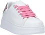 Gaëlle Paris Eco-Vriendelijke Rubberen Hiel Sneakers Pink Dames - Thumbnail 14