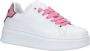 Gaëlle Paris Eco-Vriendelijke Rubberen Hiel Sneakers Pink Dames - Thumbnail 19