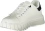 Gaëlle Paris Sportieve witte vetersneakers met contrastdetails White Dames - Thumbnail 3