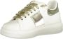 Gaëlle Paris Sportieve witte sneakers met contrastdetails White Dames - Thumbnail 6