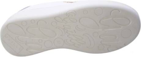 Gaëlle Paris Witte Eco-leren Sneakers