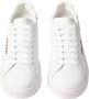 Gaëlle Paris Witte en Denim Leren Sneakers - Thumbnail 4