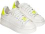 Gaëlle Paris Witte en gele fluorescerende sneakers White Dames - Thumbnail 2
