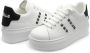 Gaëlle Paris Witte en zwarte PU Sneakers Gacaw00023 White Dames - Thumbnail 2