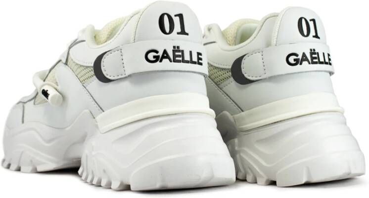 Gaëlle Paris Witte Mesh Runner Sneakers