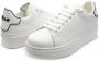 Gaëlle Paris Witte PU Sneakers Gacaw00013 White Dames - Thumbnail 7