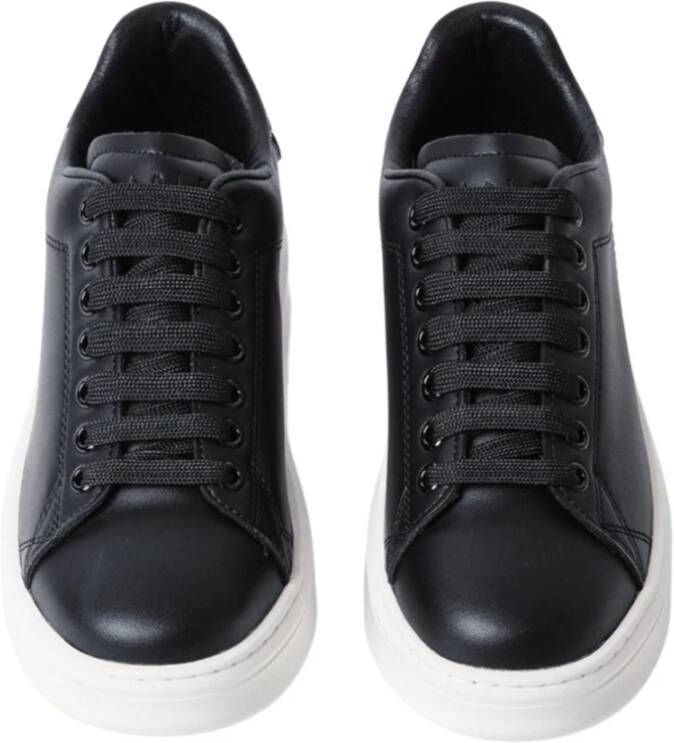 Gaëlle Paris Zwarte Sneakers met Rubberen Patch Dames