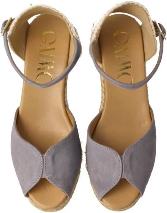 Gaimo Blauwe Ronny Dames Espadrille Schoen