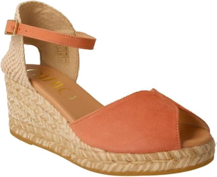 Gaimo Zalm V-uitsnede Espadrille Sandaal Multicolor Dames