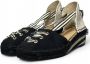Gaimo Zwarte Virgin Espadrille Sandaal - Thumbnail 3