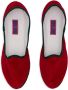 Gallo Dames effen bordeauxrode fluwelen schoenen met contrasterende details Red Dames - Thumbnail 2