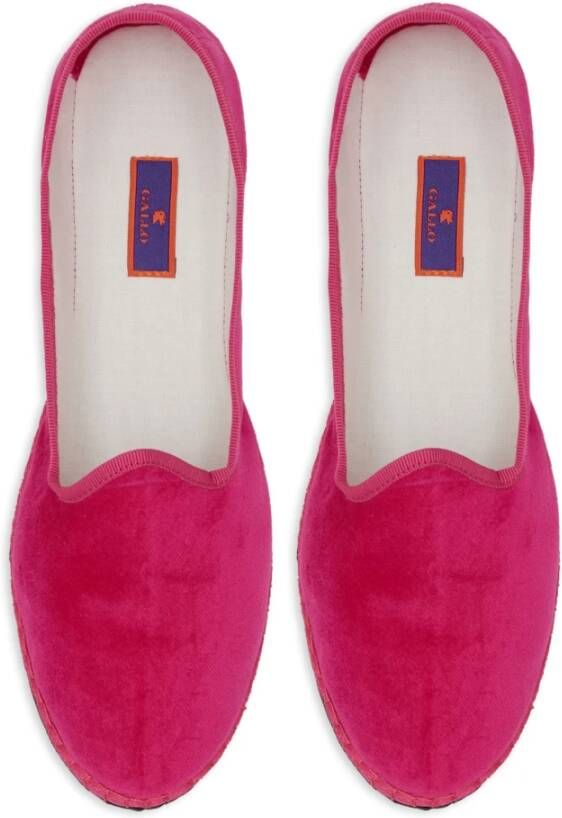 Gallo Effen fuchsia fluwelen schoenen voor unisex Pink Dames